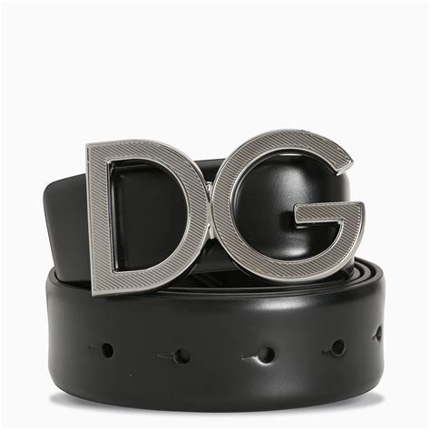 dolce gabbana silver belt|Dolce & Gabbana leather belt.